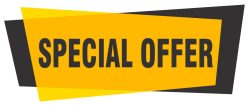 vector ribbon design template. Banner sale tag. Market special offer discount label